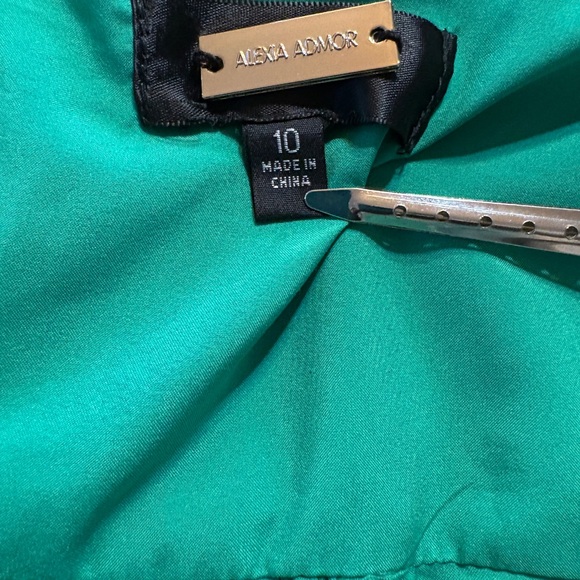 Alexia‎ Admor Green Floral Long Sleeve Dress - Picture 5 of 8